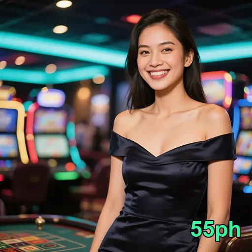 55ph casino model smile